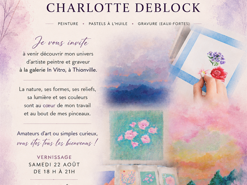 Exposition Charlotte Deblock Thionville