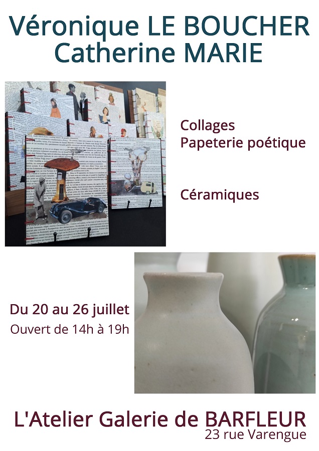 Exposition Collage et papeteries poétiques Barfleur
