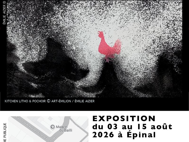 Exposition -Collectif Atelier Kitchen PRINT Rue Frédéric Chopin Épinal