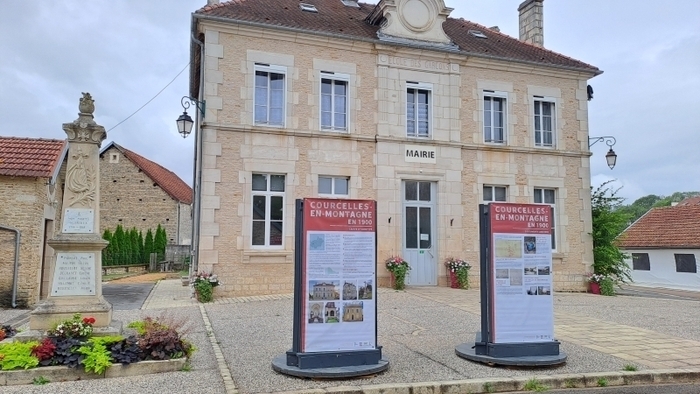 Exposition : Courcelles-en-Montagne en 1900 Mairie-Ecole Courcelles-en-Montagne