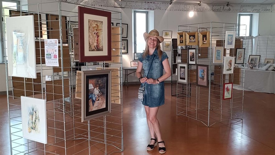 Exposition d’aquarelles de Sofia Johannissen et ses élèves Salle Bouriane Salviac