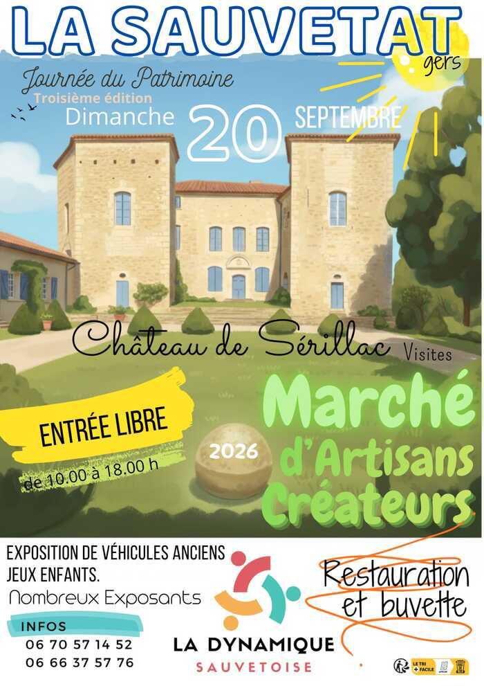 Exposition d'artisans et créateurs à Sérillac Château de Sérillac La Sauvetat