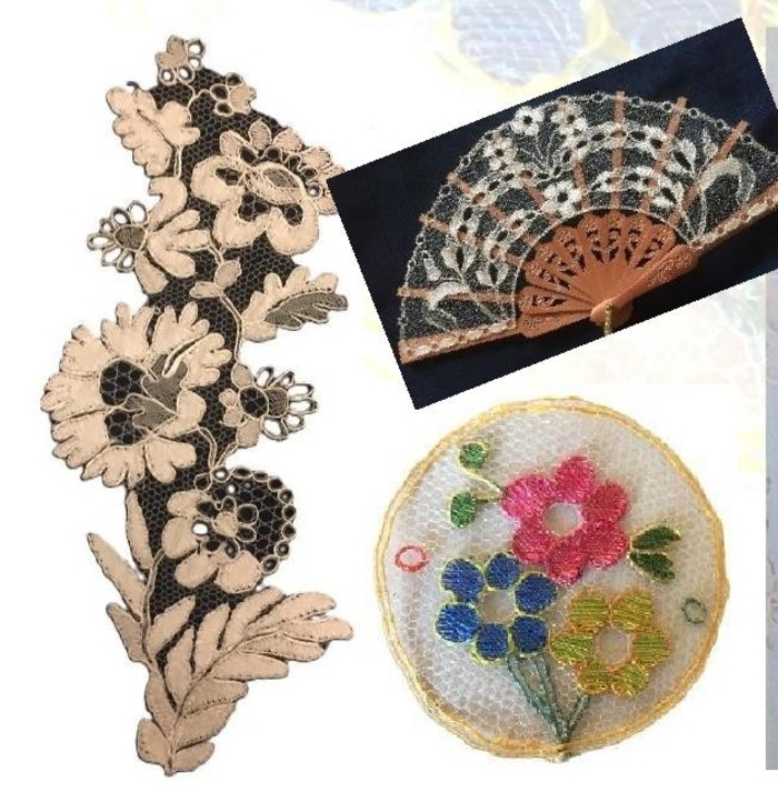 Exposition de dentelles anciennes, Salle André Vauvert, Basly