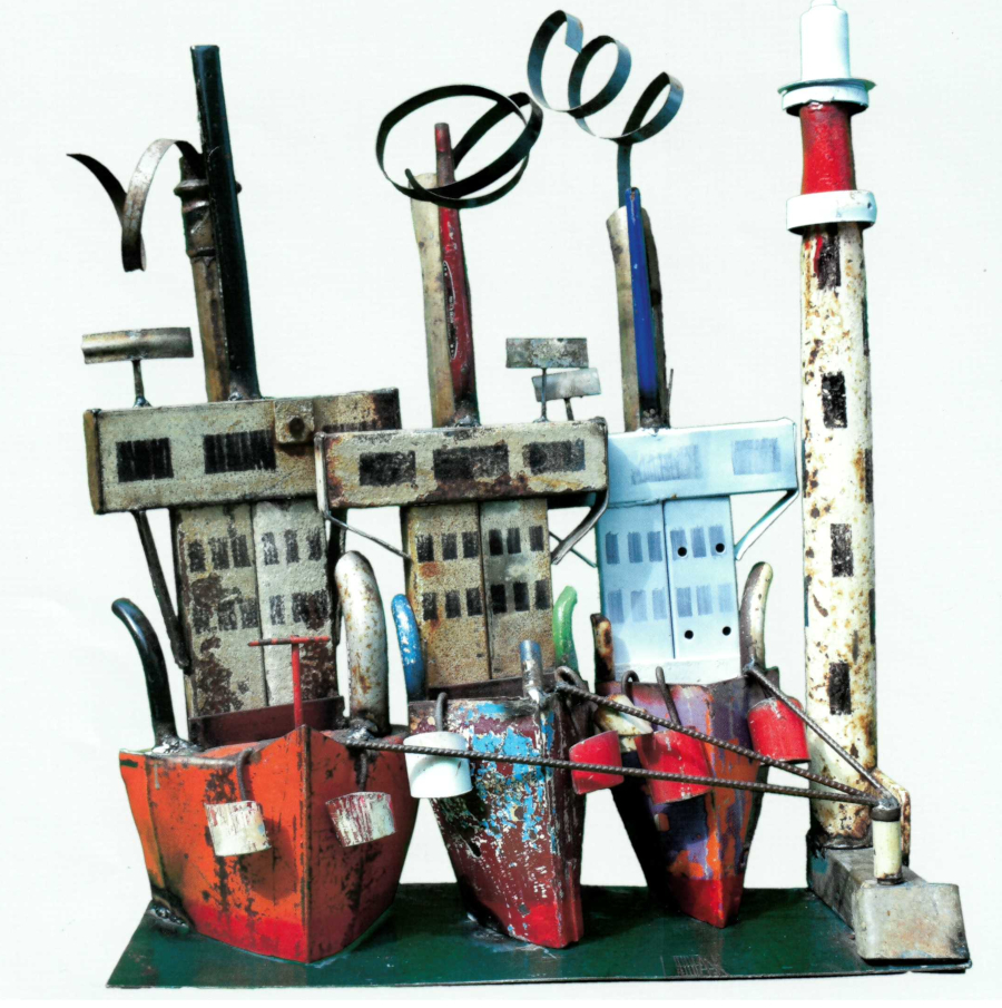 Exposition de Jacques Leblanc peinture, sculpture  Barfleur