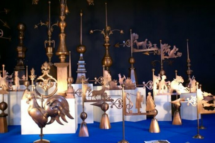 Exposition de Maurice Balligand, artisan d&rsquo;art girouettier, Atelier Création d’Amanzé, Amanzé