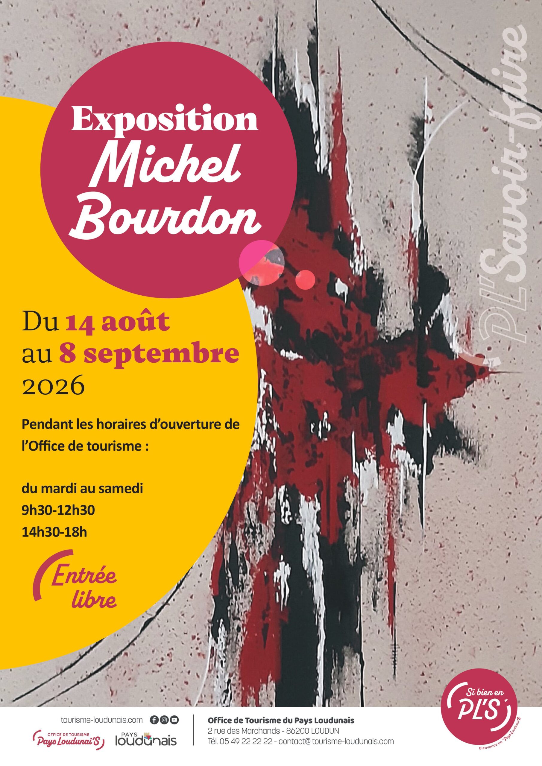 Exposition de Michel Bourdon 2 Rue des Marchands Loudun 2026-08-14