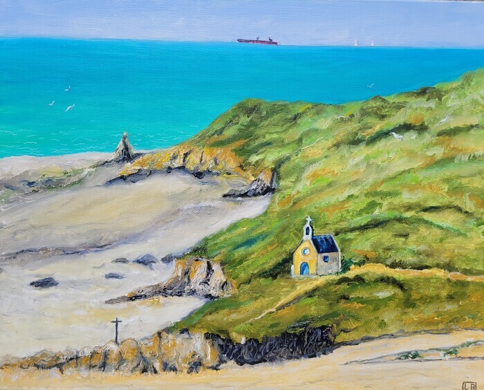 Exposition de peinture « Entre terre et mer », Chapelle Notre-Dame-de-Joie de Légevin, Nostang