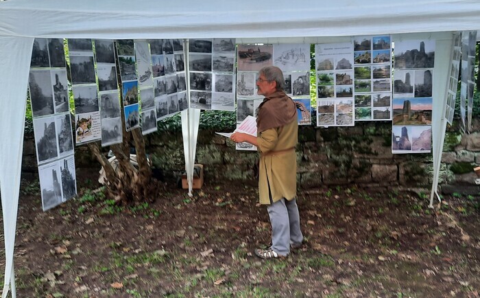 Exposition de photos anciennes, Château de Guirbaden, Mollkirch