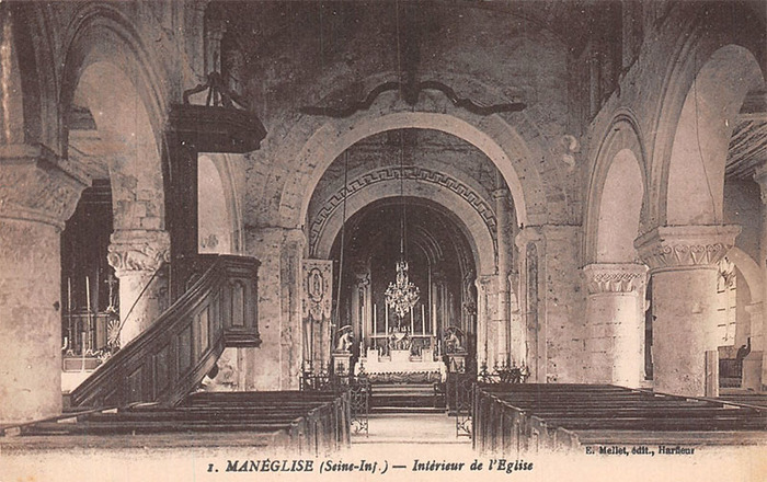 Exposition de reproductions de cartes postales anciennes, Eglise Saint-Germain l&rsquo;Auxerrois, Manéglise
