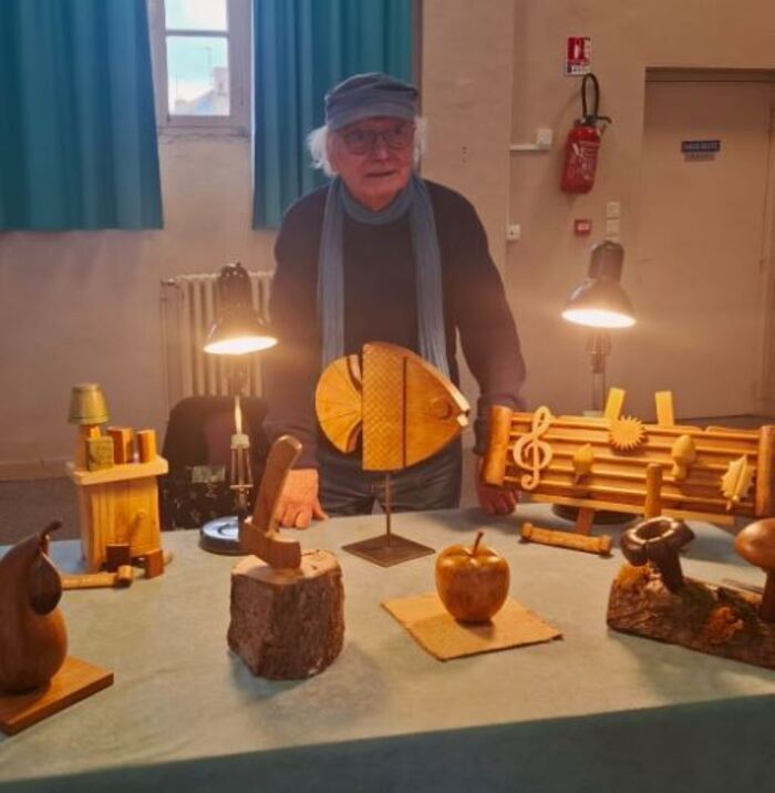 Exposition de sculptures, Salle des fêtes, Irai