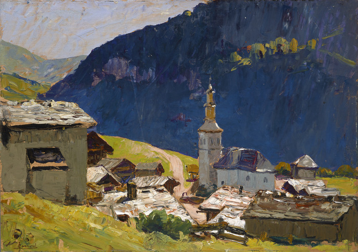 Exposition de tableaux de Joseph Communal Salle Saint-Jean Le Châtelard