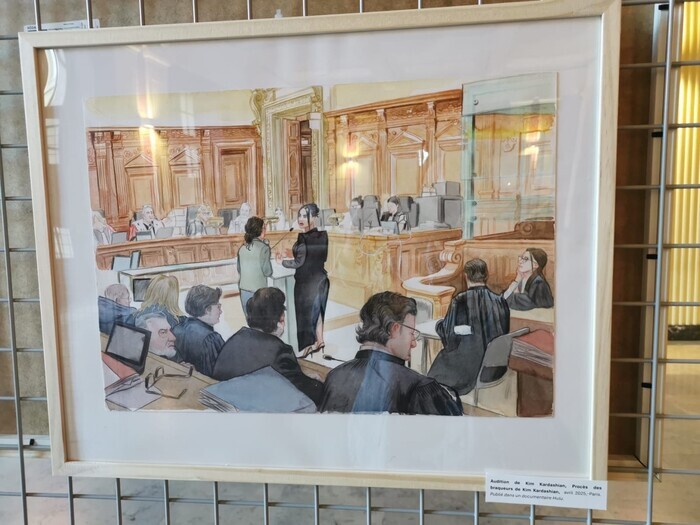 Exposition dessins de presse, Valentin Pasquier, Palais de Justice, Metz