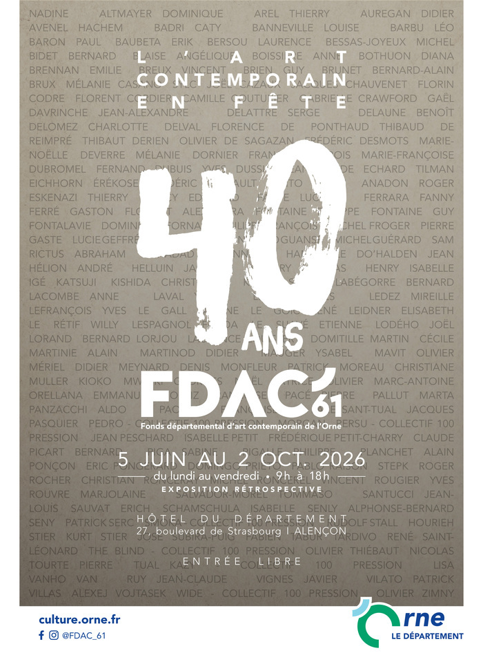 Exposition : FDAC'61 - L'art contemporain en fête Hôtel du Département Alençon