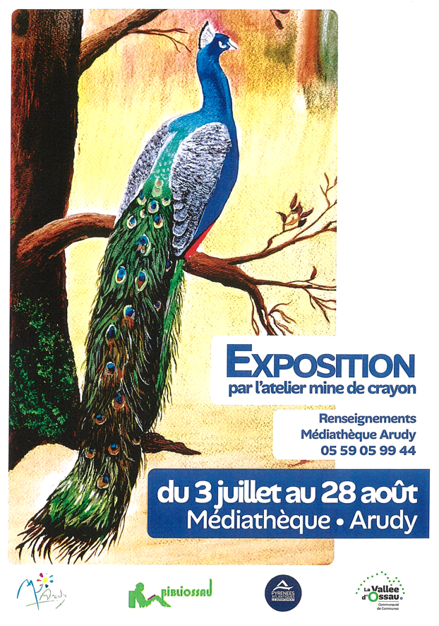 Exposition Festival de clouleurs 2026 Atelier Mine de crayon Place de l’Hôtel de ville Arudy