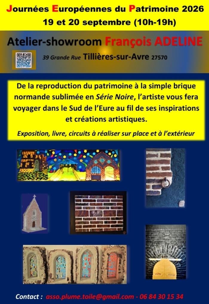Exposition : François Adeline ranime le patrimoine du Sud de l’Eure, Atelier de François Adeline, Tillières-sur-Avre