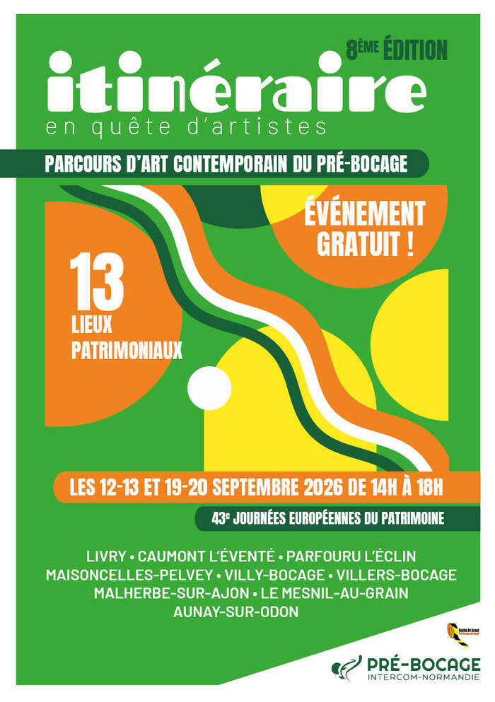 Exposition : Itinéraire, en quête d’artistes, Centre Richard-Lenoir, Villers-Bocage