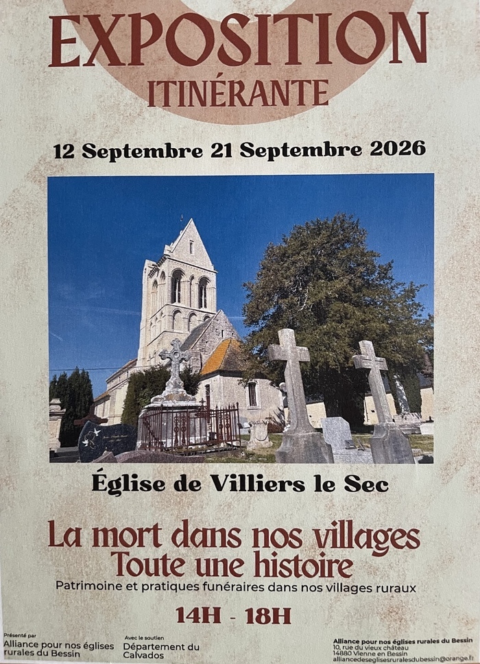 Exposition : la mort dans nos villages, toute une histoire !, Église Saint-Laurent, Creully sur Seulles
