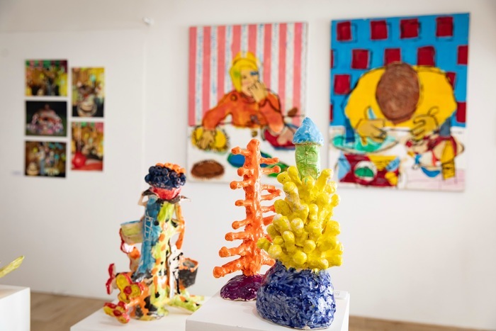 Exposition la Source Garouste Villarceaux à la galerie ZIGZAG, La cour des arts, Vauréal