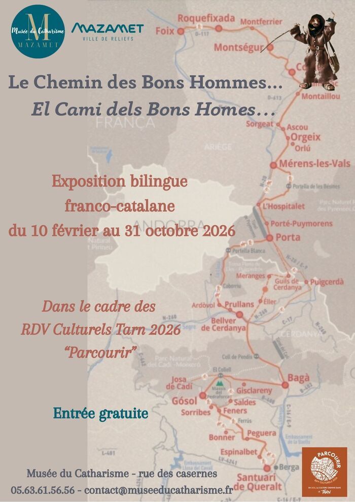 Exposition : Le chemin des Bons Hommes, Musée du catharisme – Maison des mémoires, Mazamet