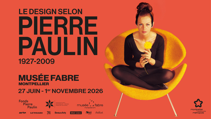Exposition le design selon Pierre Paulin ( 1927-2009), Musée Fabre, Montpellier