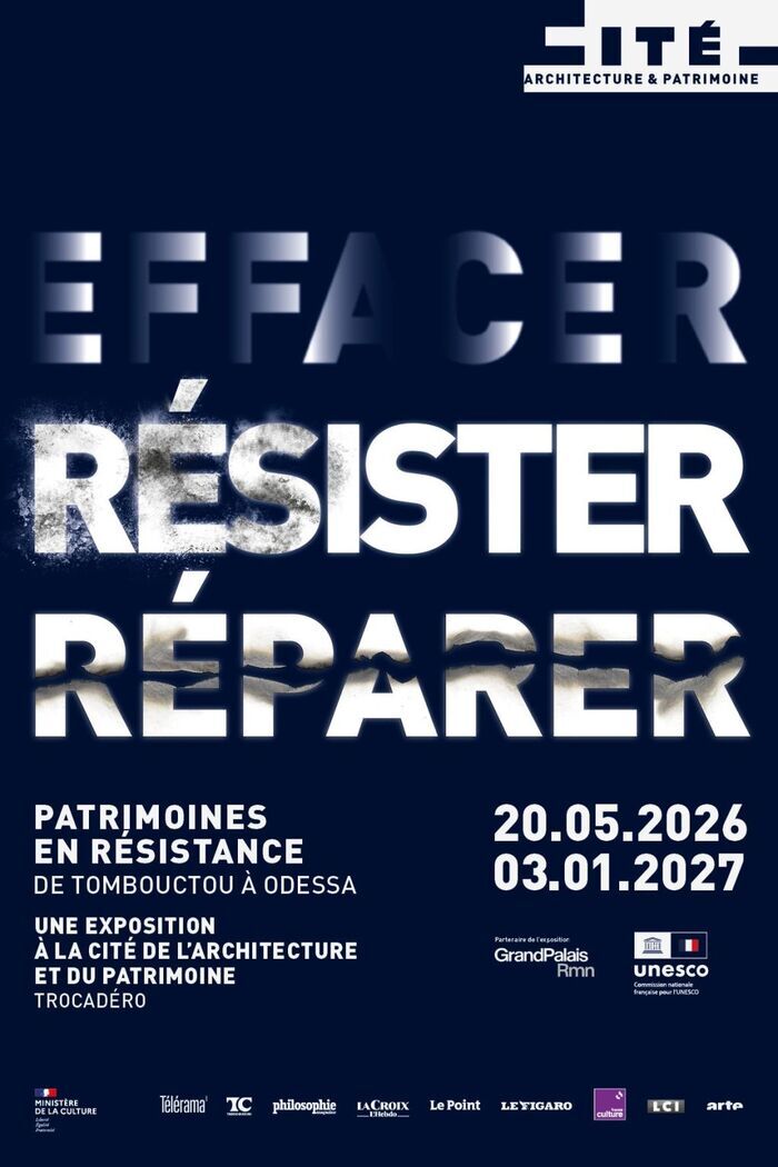 Exposition « Patrimoines en résistance. De Tombouctou à Odessa », Cité de l&rsquo;architecture et du patrimoine, Paris