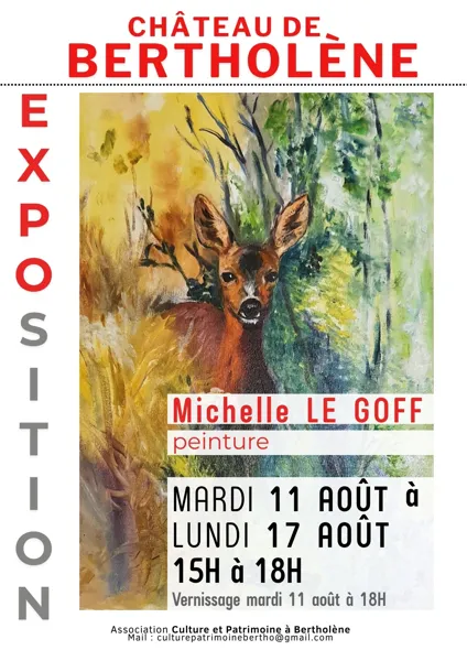 Exposition peinture à Bertholène Bertholène