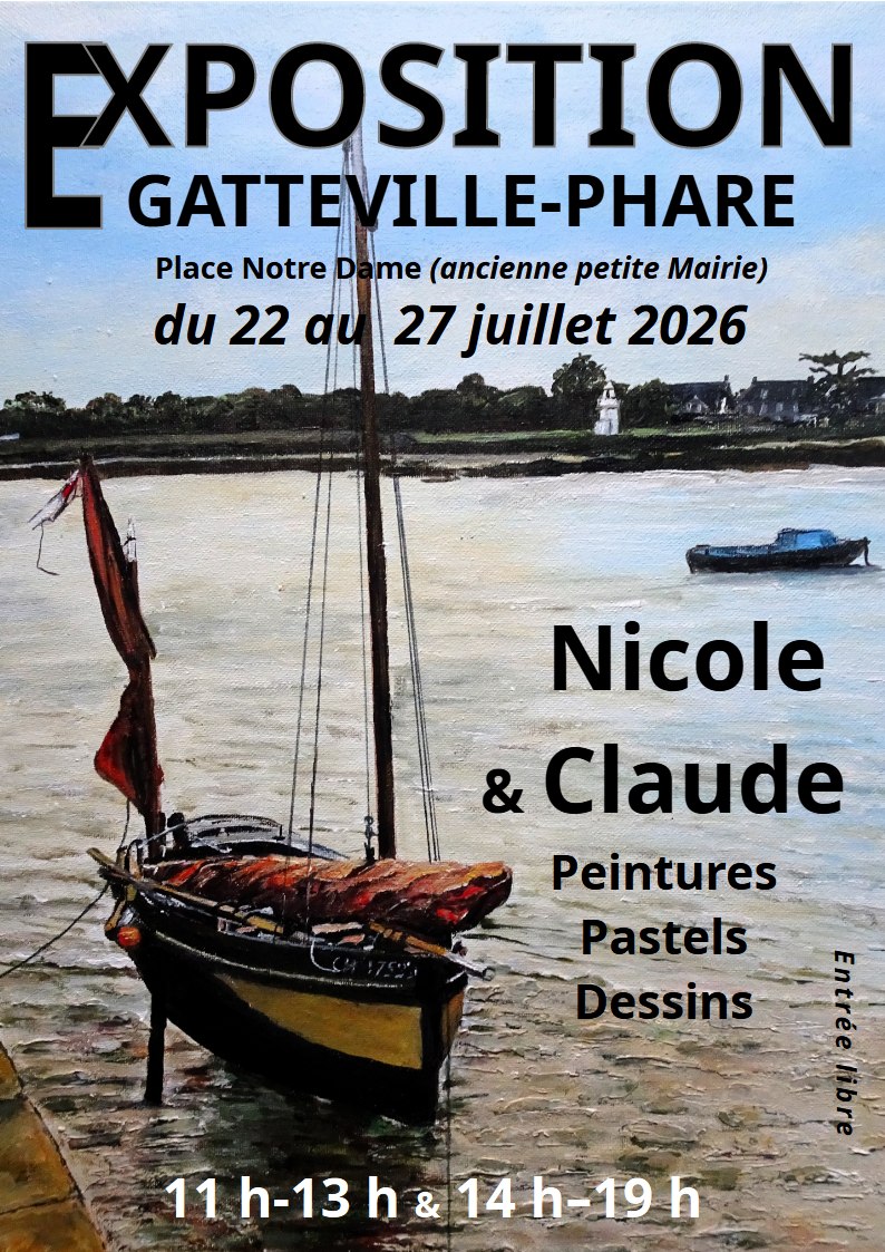 Exposition peintures pastels et dessin Gatteville-le-Phare
