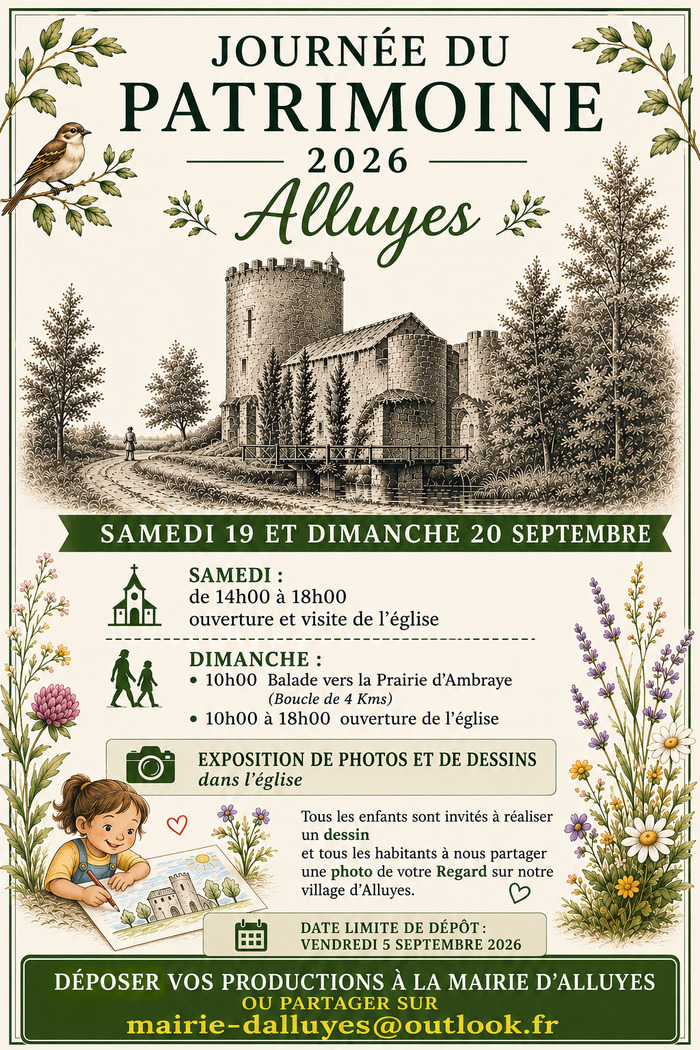 Exposition photos, Église paroissiale Notre-Dame, Alluyes