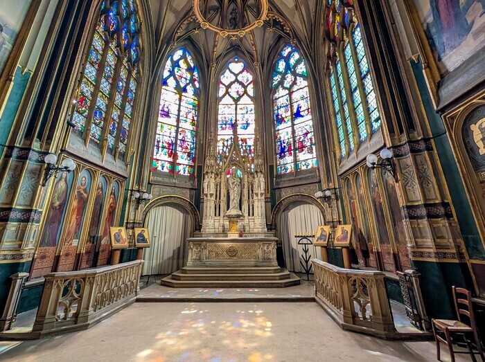 Exposition photos « Hier et Aujourd&rsquo;hui, mémoire photographique », Église Saint-Gervais-Saint-Protais, Paris