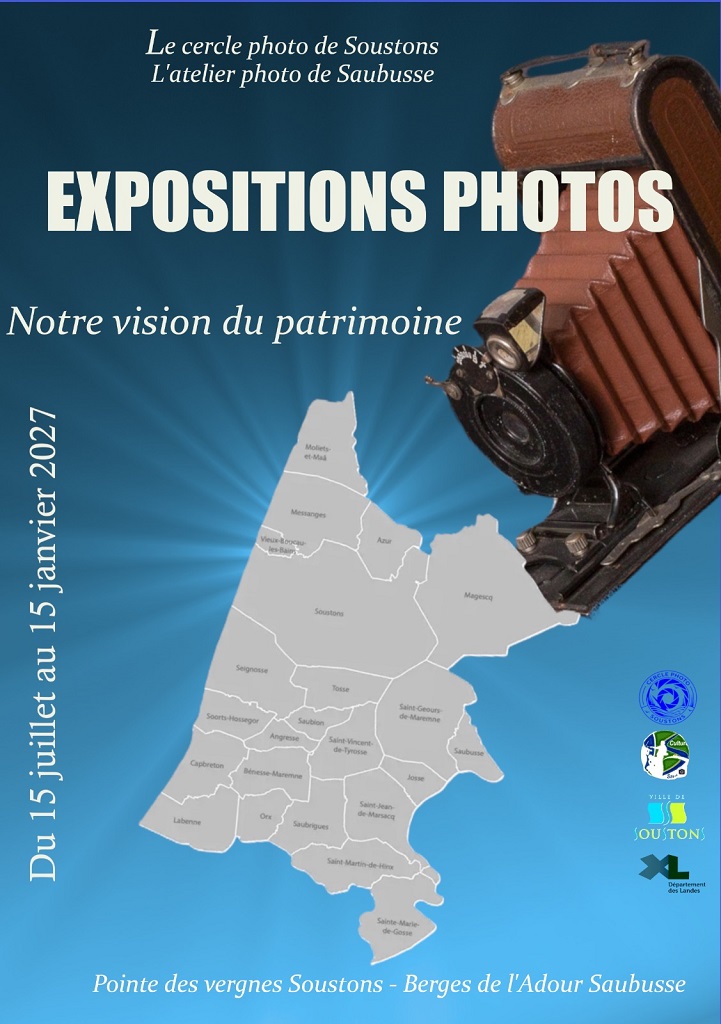 Exposition photos avenue de Galleben Soustons