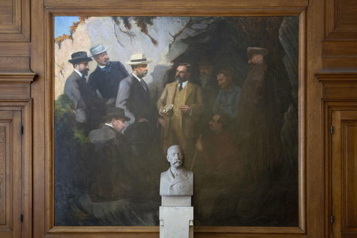 Exposition « Préhistoriens, préhistoire, préhistoriques », Institut de Paléontologie Humaine – Fondation Albert Ier de Monaco, Paris