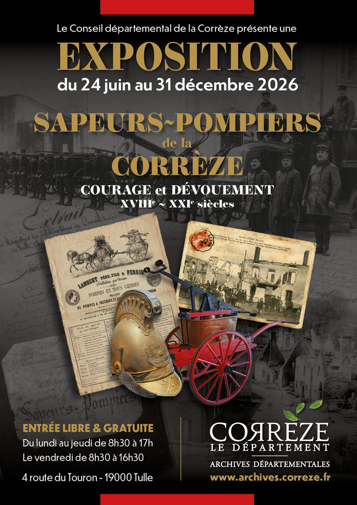 Exposition : sapeurs-pompiers de la Corrèze