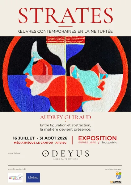 EXPOSITION STRATES par Audrey Guiraud-Odeyus Arvieu