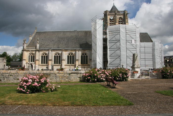 Exposition sur la restauration du chœur et du transept, Église Saint-Martin, Vatteville-la-Rue