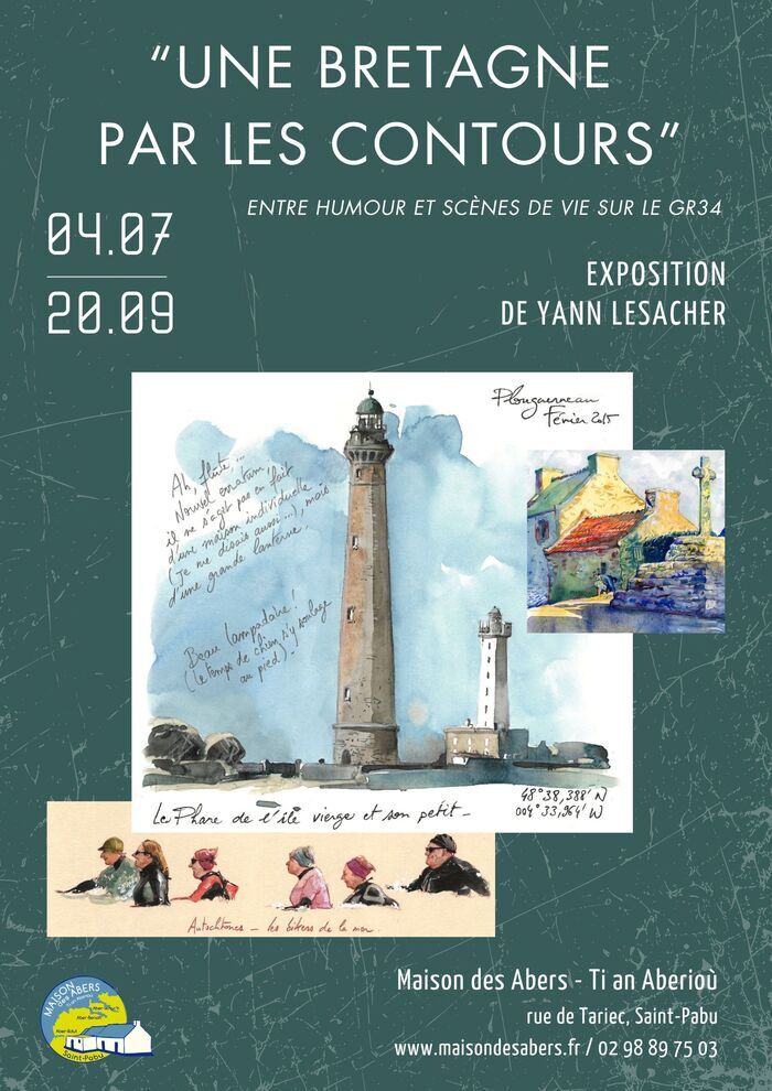 Exposition « Une Bretagne par les Contours », Maison des Abers – Ti an Aberioù, Saint-Pabu