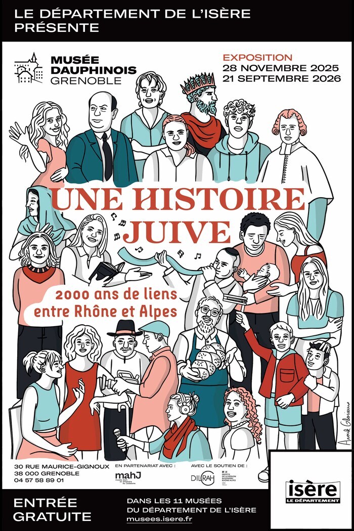 Exposition « Une histoire juive, 2000 ans de liens entre Rhône et Alpes », Musée Dauphinois, Grenoble