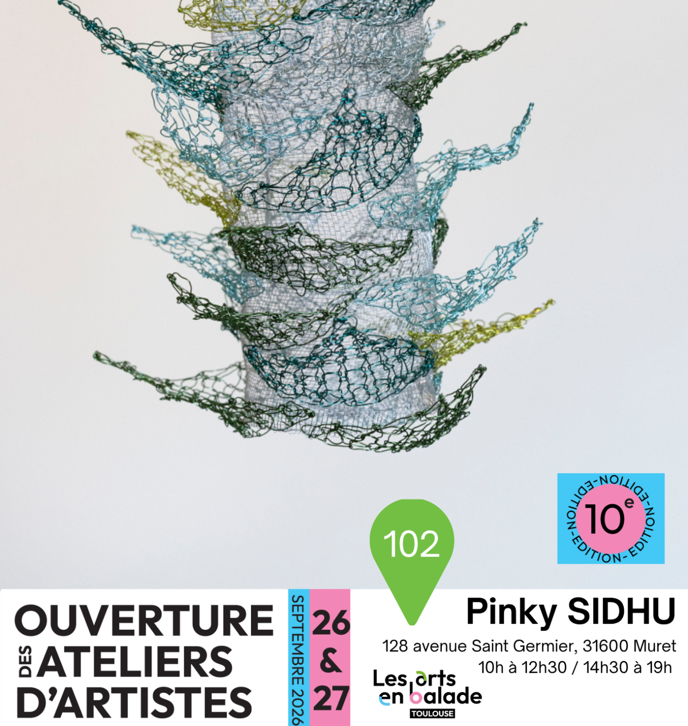 EXPOSITION/VISITE ATELIER GALERIE DUNIYA Muret