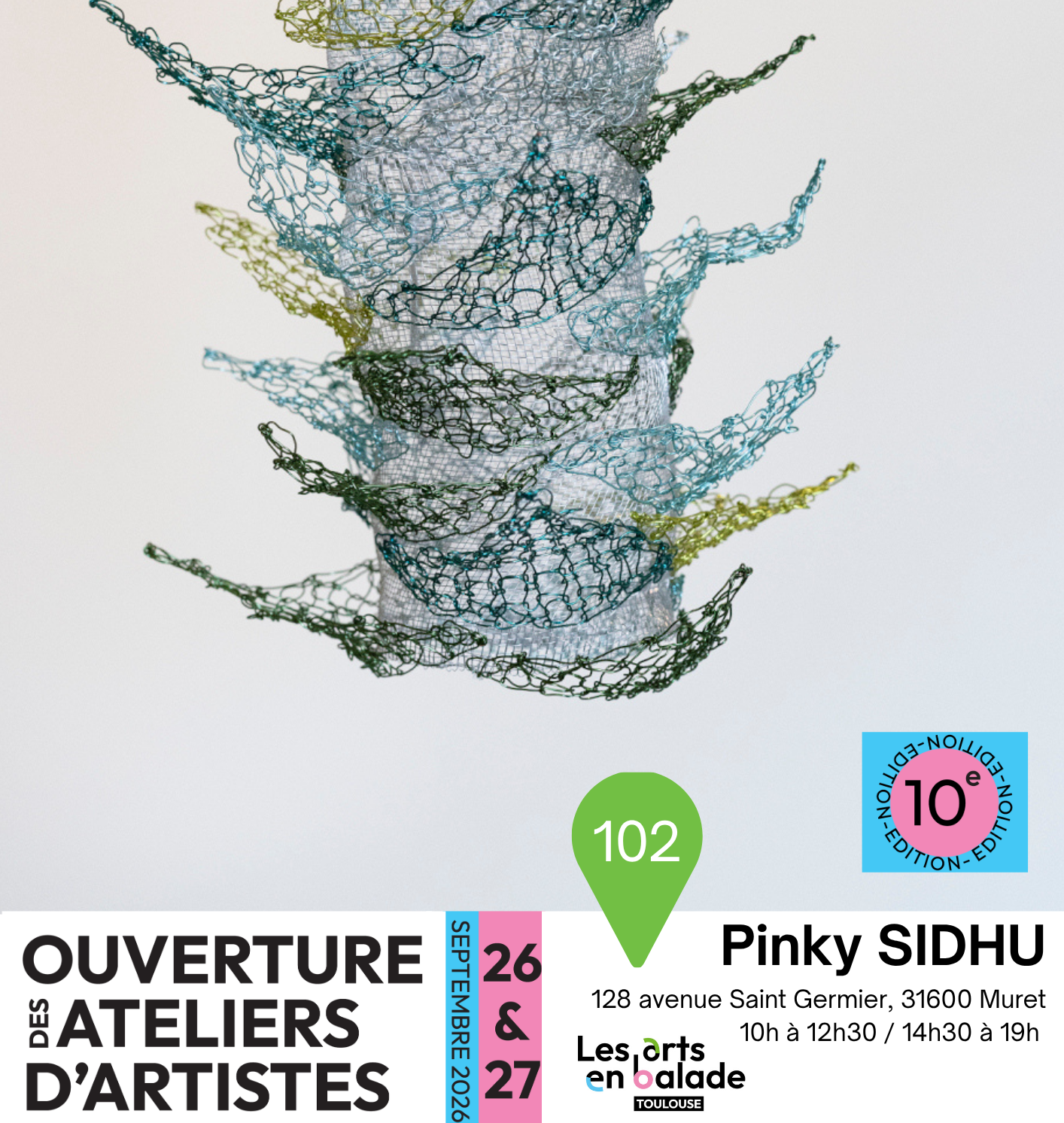 EXPOSITION/VISITE ATELIER 128 Avenue Saint-Germier Muret 2026-09-26