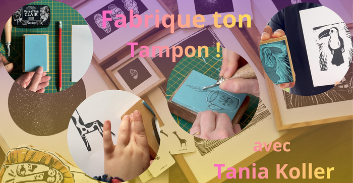Fabrique ton tampon ! Initiation à la linogravure Bibliothèque municipale Ambès
