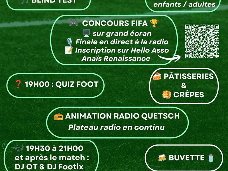 Fan Zone Finale Coupe du Monde 2026 Pfetterhouse