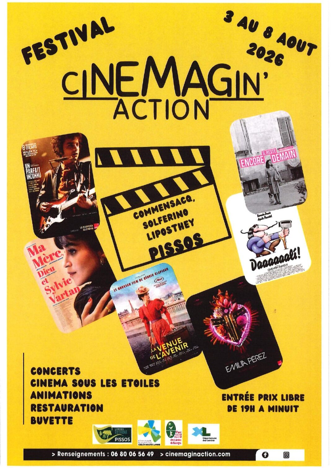 Festival Cinémagin&rsquo;action à l&rsquo;Airial Route de Sore , 65 chemin de l&rsquo;Arriu Pissos