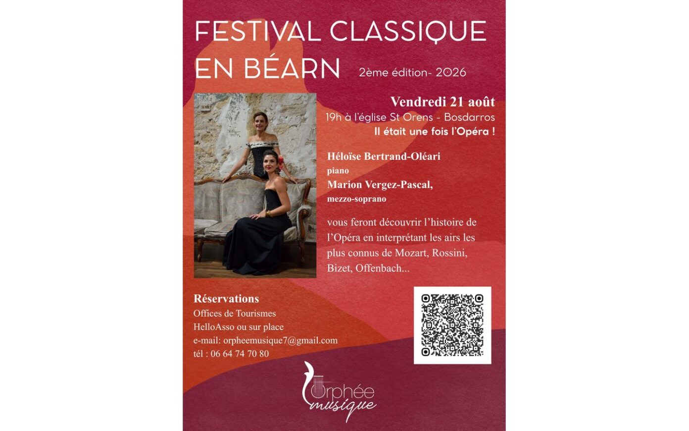 Festival classique en Béarn Il était une fois l’Opéra Bosdarros
