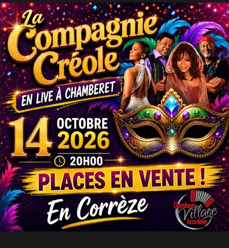 Festival d’Accordéon La Compagnie Créole Chamberet