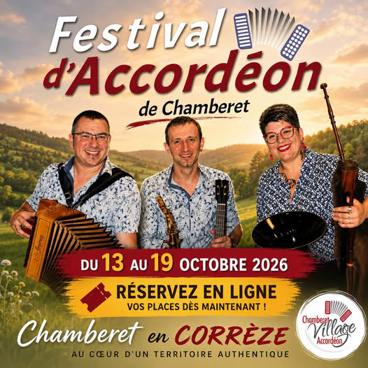 Festival d’Accordéon Les Rois du bal Chamberet