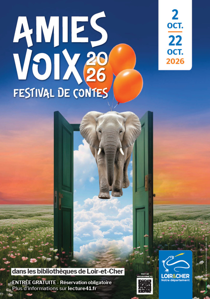 Festival de contes Amies Voix Médiathèque Simone Veil Beauce la Romaine