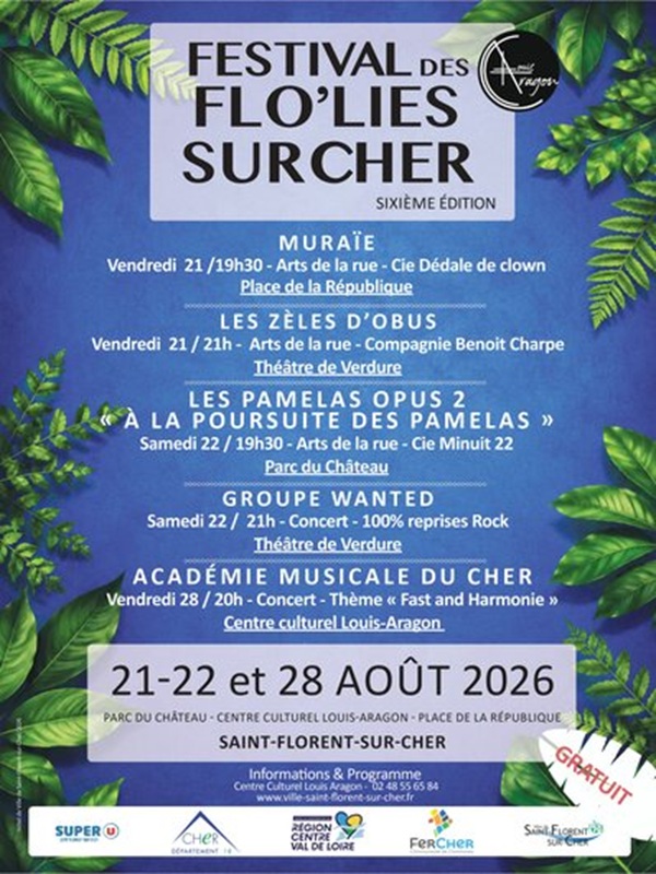 Festival des Flo’Lies sur Cher Saint-Florent-sur-Cher