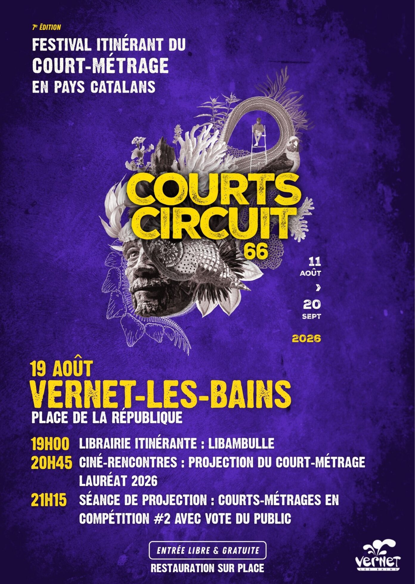 FESTIVAL ITINÉRANT COURTS CIRCUIT 66  Vernet-les-Bains