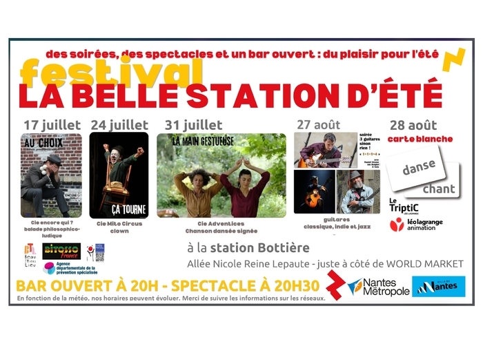 FESTIVAL LA BELLE STATION D'ÉTÉ - soirée 2 Station Bottière Nantes