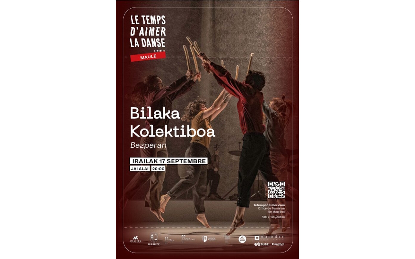 Festival le Temps d&rsquo;Aimer la danse Bezperan Rue du 8-mai-1945 Mauléon-Licharre