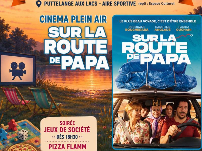 Festival les Z&rsquo;Étangs d&rsquo;art Cinéma de plein air Sur la route de papa Rue Jean Moulin Puttelange-aux-Lacs